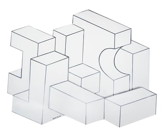 Jerry Winick, 20th/21st Century, Untitled (Geometric Wall Sculpture)