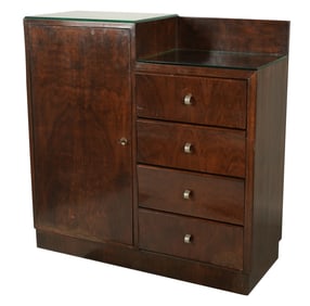 An Art Deco Side-by-Side Cabinet