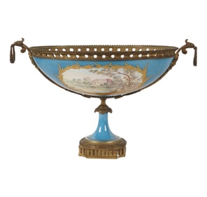 A Sevres-Style Porcelain Center Bowl