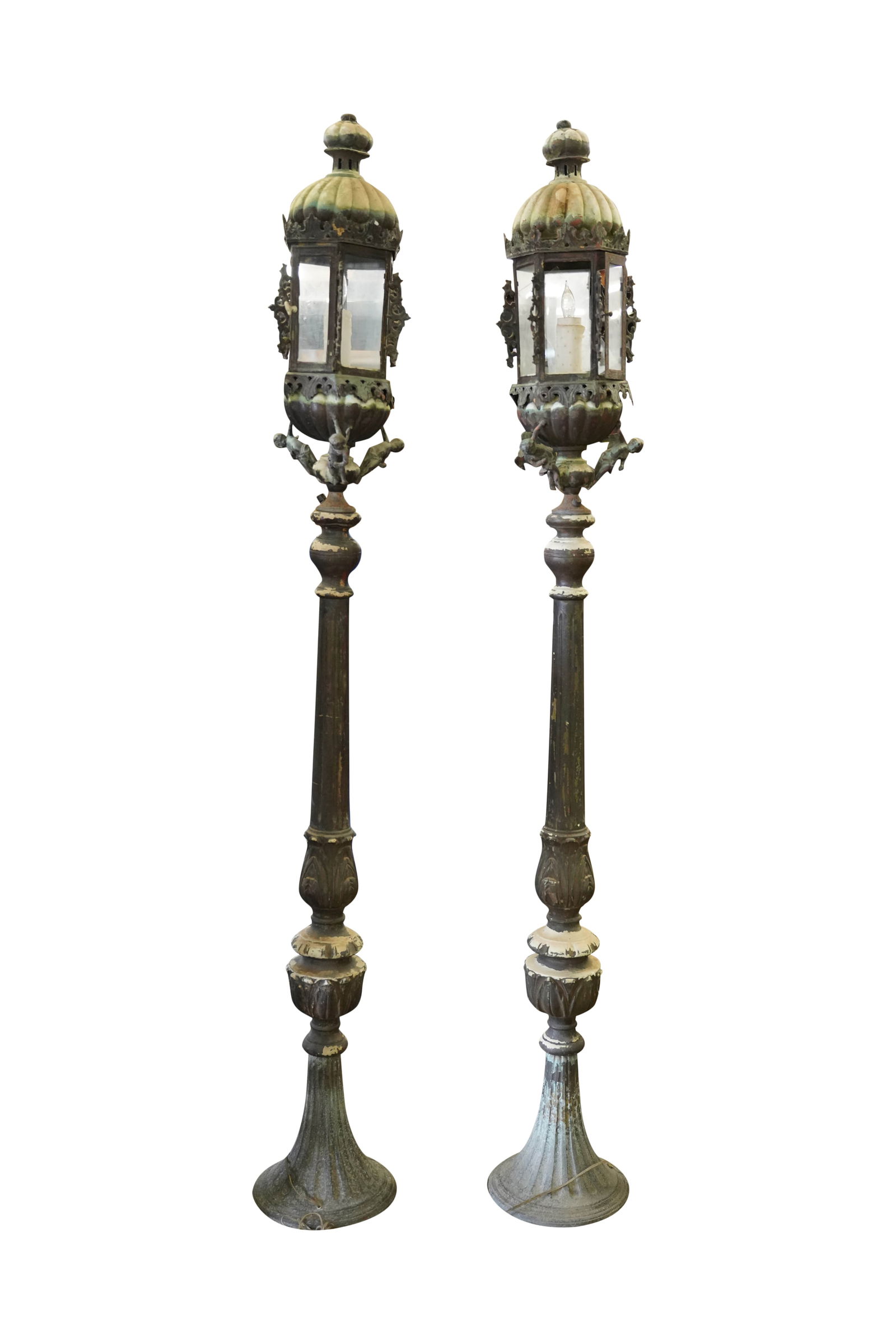 Two Antique Street Light Lanterns (1 of 17)