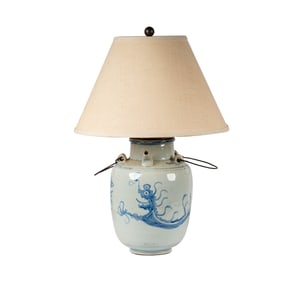 A Chinese Blue and White Ceramic Jug