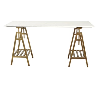 A Modernist Sawhorse-Style Console Table