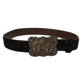 A Sterling Belt Buckle
