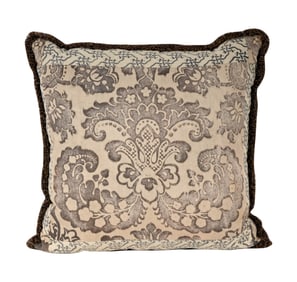 A Fortuny Fabric Throw Pillow