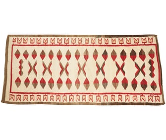 A Navajo Runner Rug 5' x 2'3"