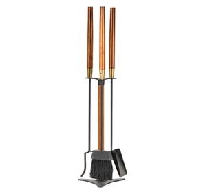 A Modernist Fireplace Set In The Style of Paul McCobb