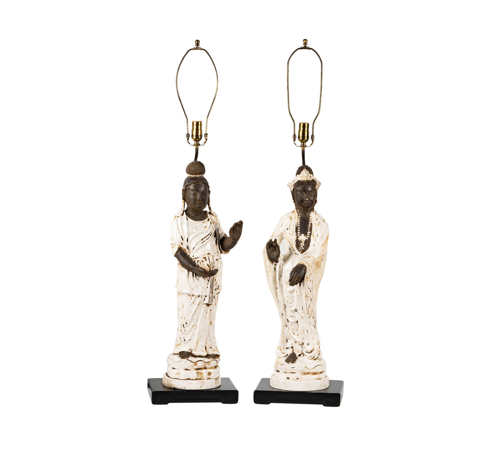 A Pair of Chinese Mud Figures (1 of 8)