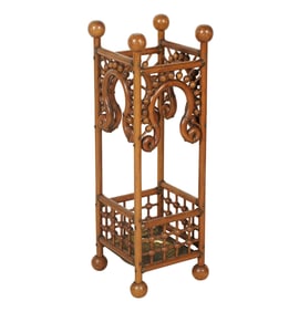 An Aesthetic Movement Umbrella Stand