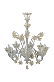 A Venetian Glass Chandelier