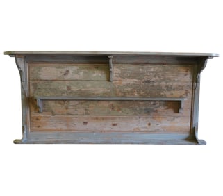 A Painted Pine Plate Rack