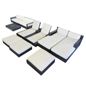 A Set of Restoration Hardware Marbella Patio Furniture