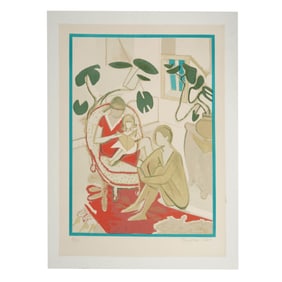 Francoise Gilot, 1921-2023, My Children In Brittany