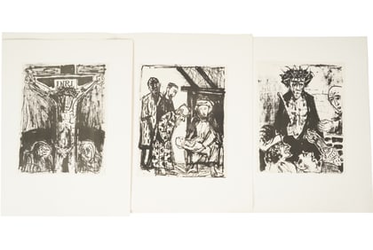 Otto Dix, 1891-1969, Three Works from Matthaus Evangelium