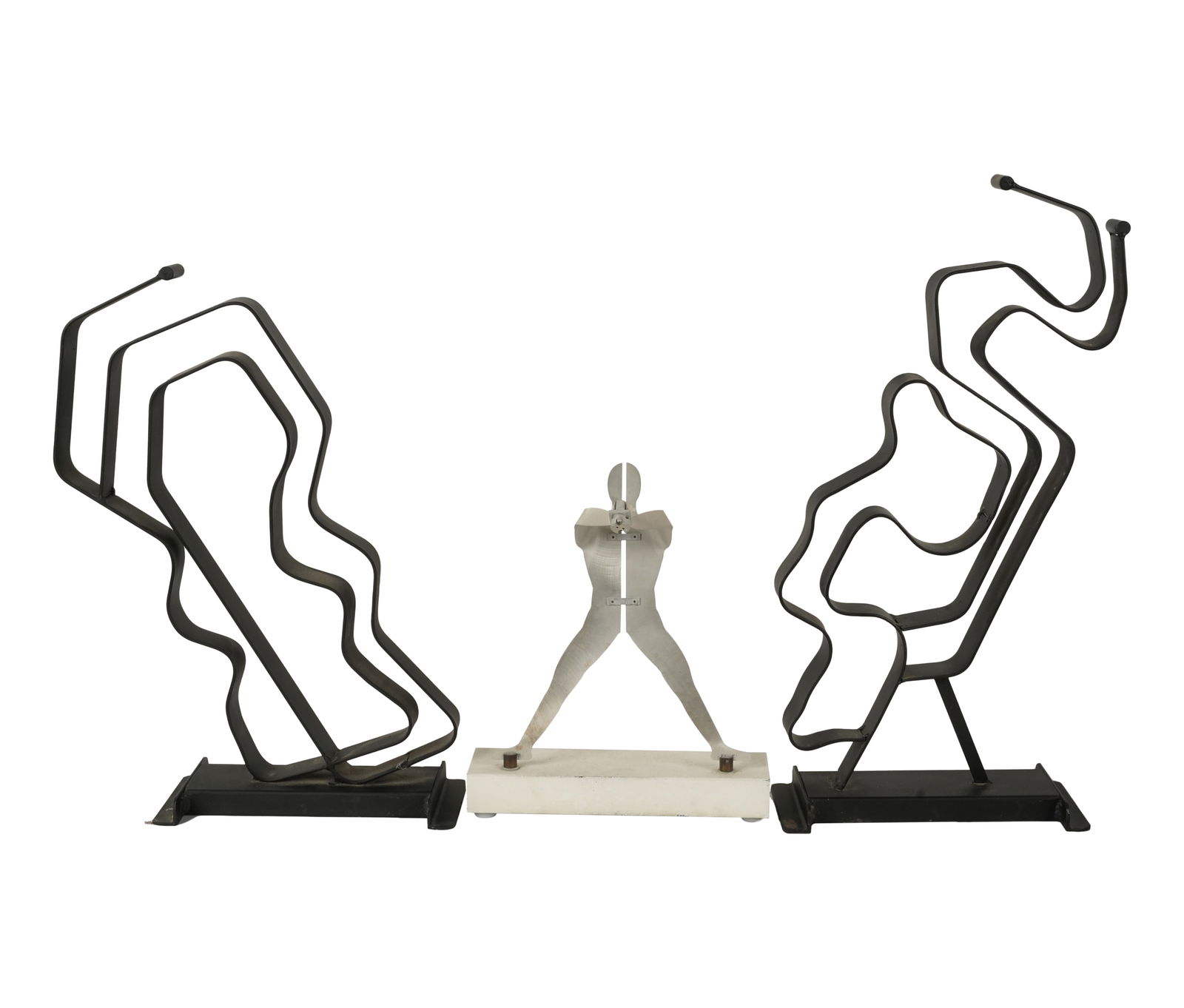 Three Contemporary Metal Sculptures (1 of 11)