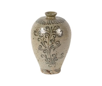 A Korean Celadon Maebyong Vase