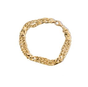14 Karat Yellow Gold Link Bracelet