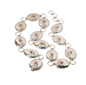 Phil Lynn Sterling Silver Concho Belt