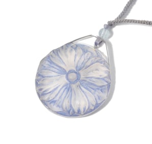 Lalique Glass Pendant