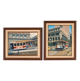 Frank Dalton, 20th/21st century, Two Works (Cable Cars)