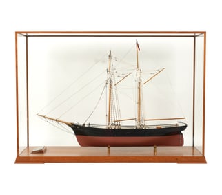 A Model of a Topsale Coasting Schooner