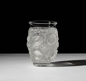A Lalique Bagatelle Glass Vase