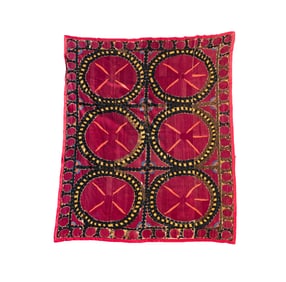 A Turkish Handmade Medallion Textile 6'9" x 8'2"