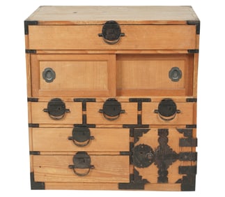 A Small Japanese Tansu Chest