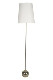 A Modernist Chrome Floor Lamp