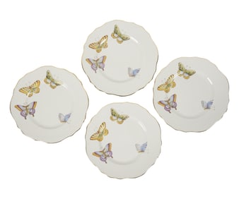A Set of Anna Weatherley Designs Porcelain Salad Plates