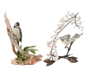 Two Boehm Porcelain Bird Sculptures