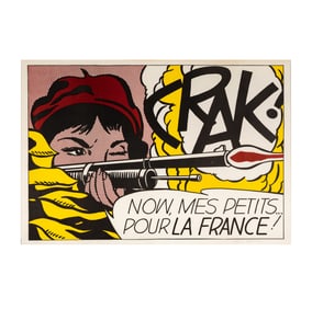Roy Lichtenstein, 1923-1997, Crak!