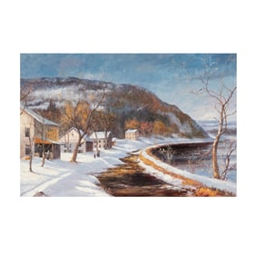 John Rollins, 20th Century, Along the Delaware River