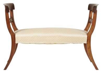An Antique American Federal-Style Bench