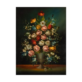 Vito L. Ruggeri, 20th Century, Floral Still Life