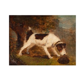 English School, Late 19th Century, Terrier