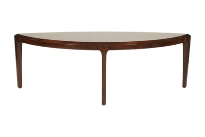 A Vintage Modern Mahogany Coffee Table