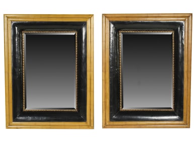 A Pair of Rectangular Wall Mirrors