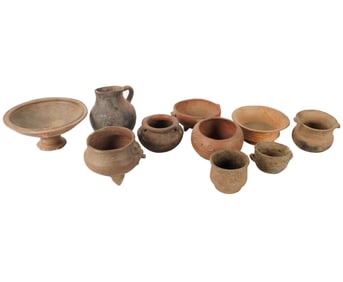 A Group of Pre-Columbian Pottery