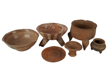 A Group of Pre-Columbian-Style Pottery