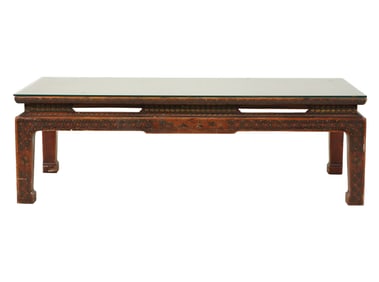 An Asian-Inspired Rectangular Coffee Table