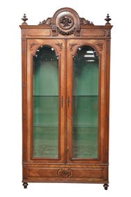 A Continental Parquetry Cabinet
