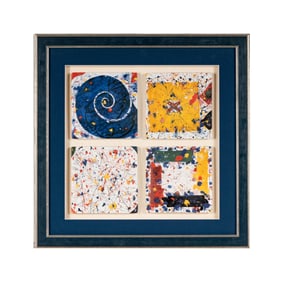 After Sam Francis, 1923-1994, Set of Four Plates