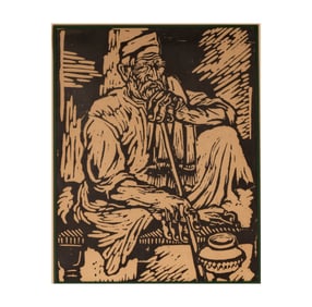 20th Century: Seated Man