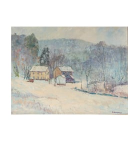 Ray Overpeck, B. 1933, Blanket of Snow