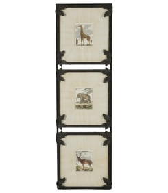 A John Richard Three-Part Wall Art Panel