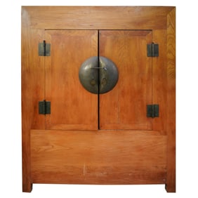 A Large-Ming Style Natural Wood Cabinet