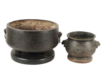 Two Asian Iron Vessels