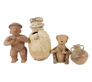 A Group of Pre-Columbian Pottery