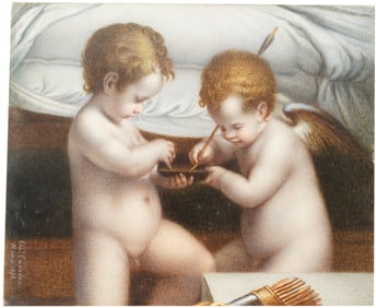 After Correggio, 1489 - 1534, Two Putti
