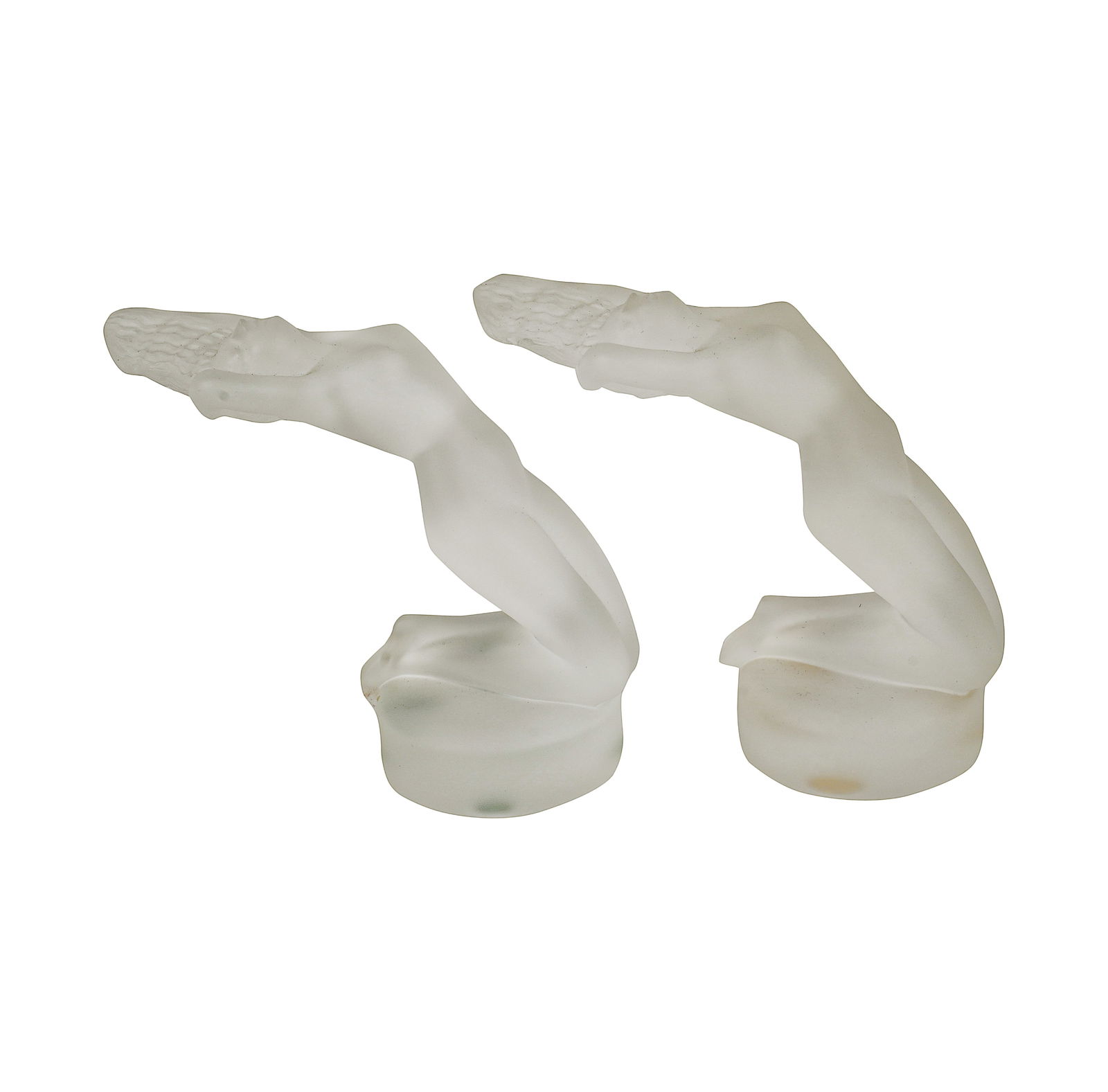 Two Lalique Glass Figures of Female Nudes (1 of 7)